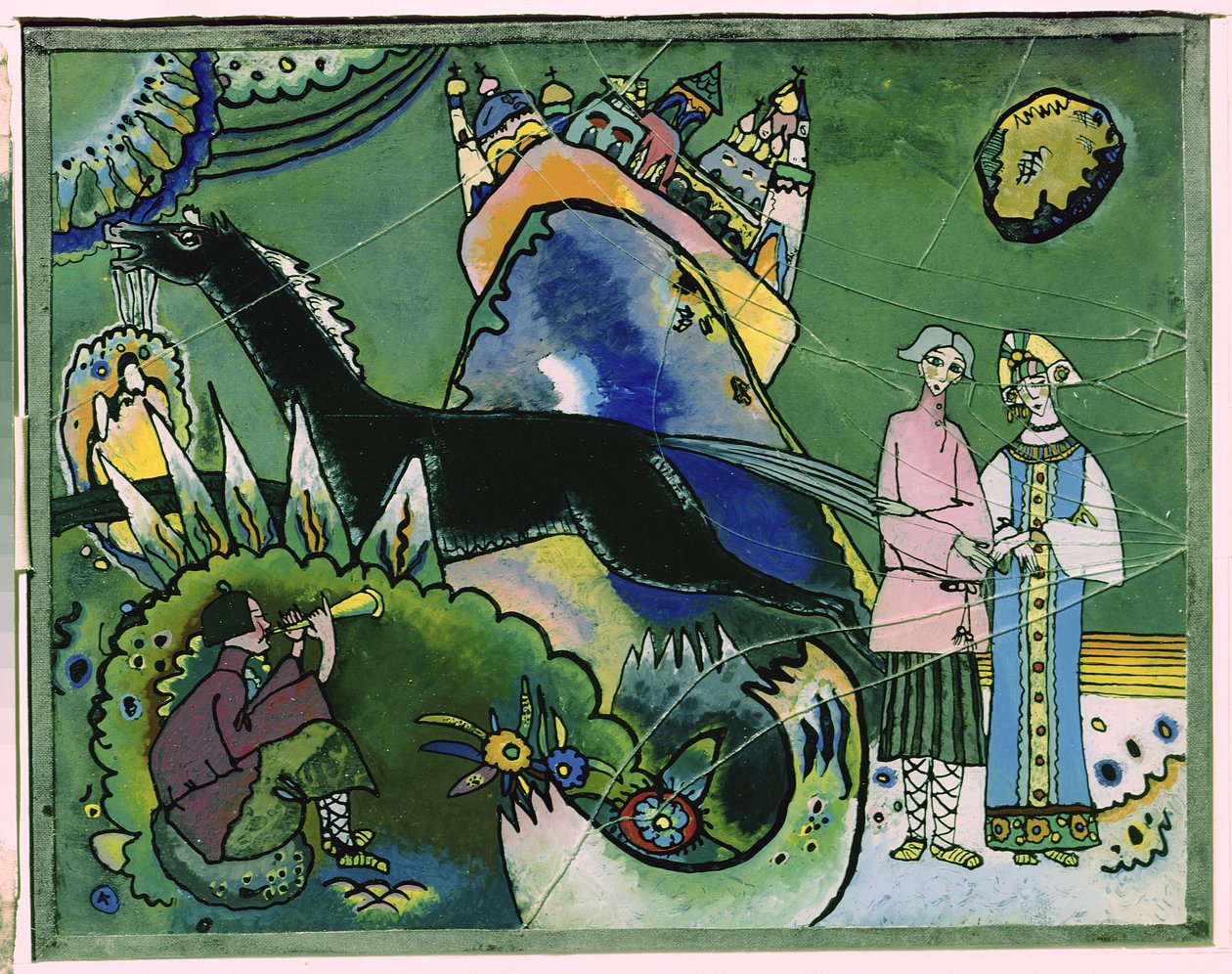 Gouden Wolk door Wassily Kandinsky