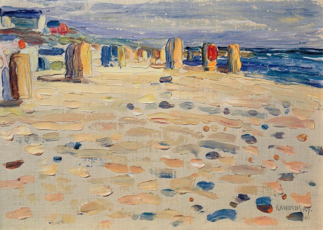 Holland – Strandstoelen door Wassily Kandinsky