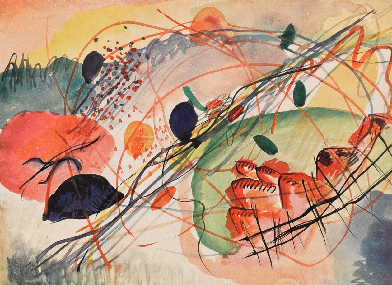 Improvisatie door Wassily Kandinsky