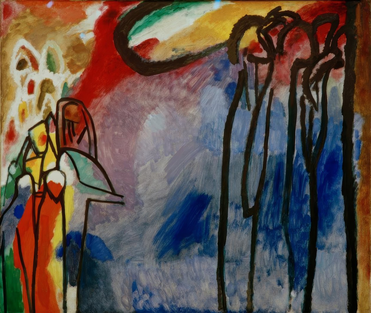 Improvisatie 19 door Wassily Kandinsky