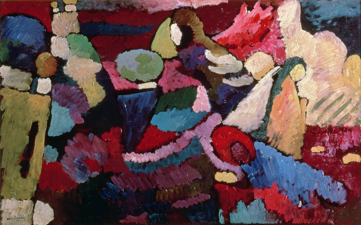 Improvisatie, 1910 door Wassily Kandinsky