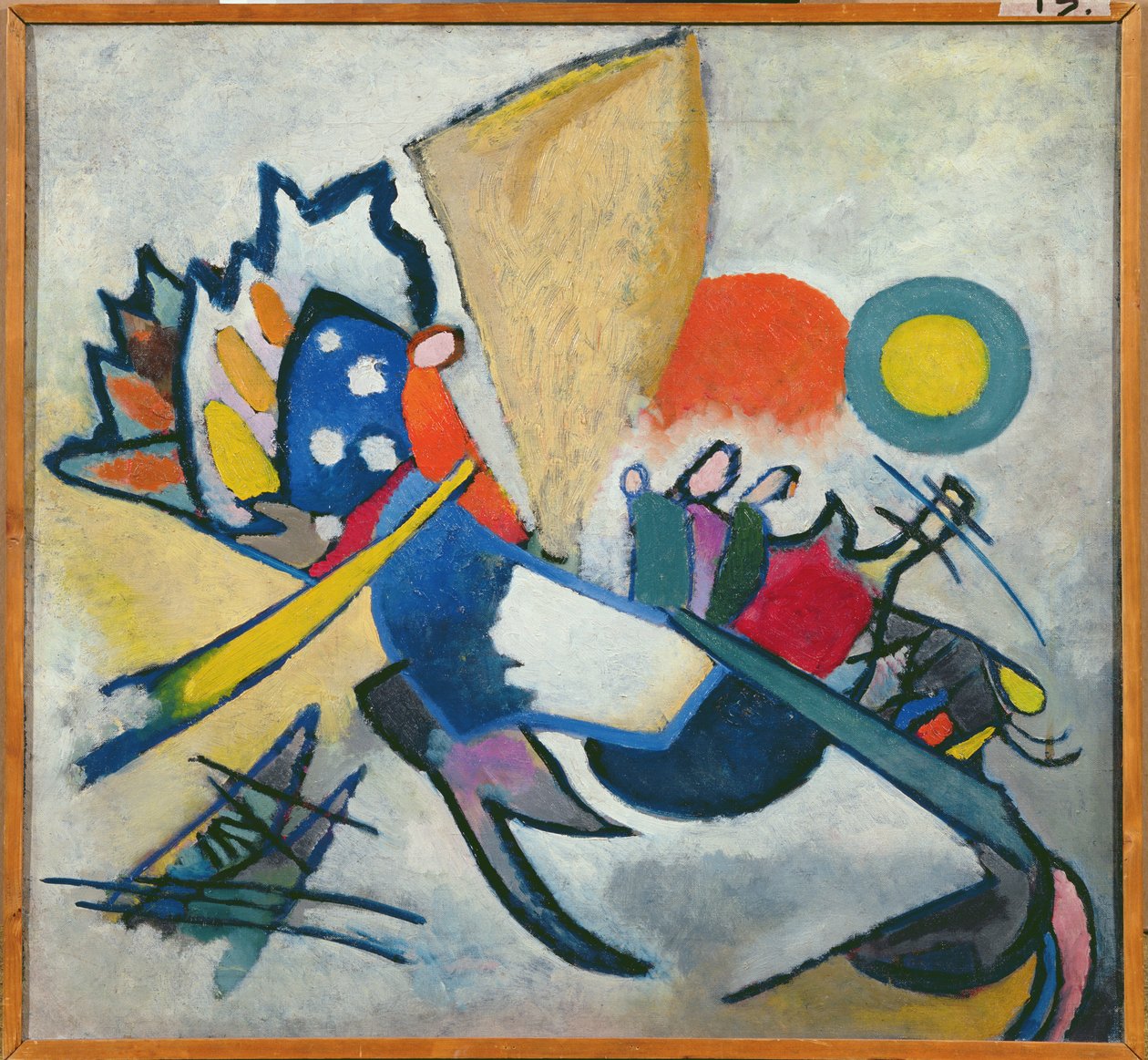 Improvisatie 209 door Wassily Kandinsky