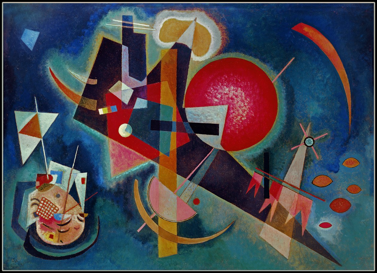 In Blauw, 1925 door Wassily Kandinsky