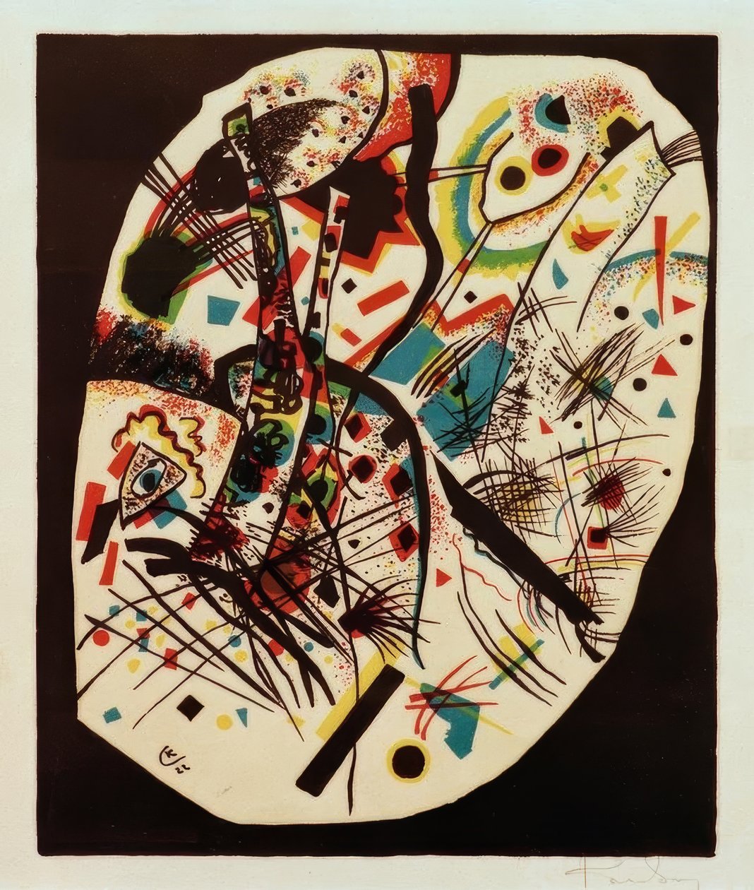 Kleine werelden, blad 3 door Wassily Kandinsky