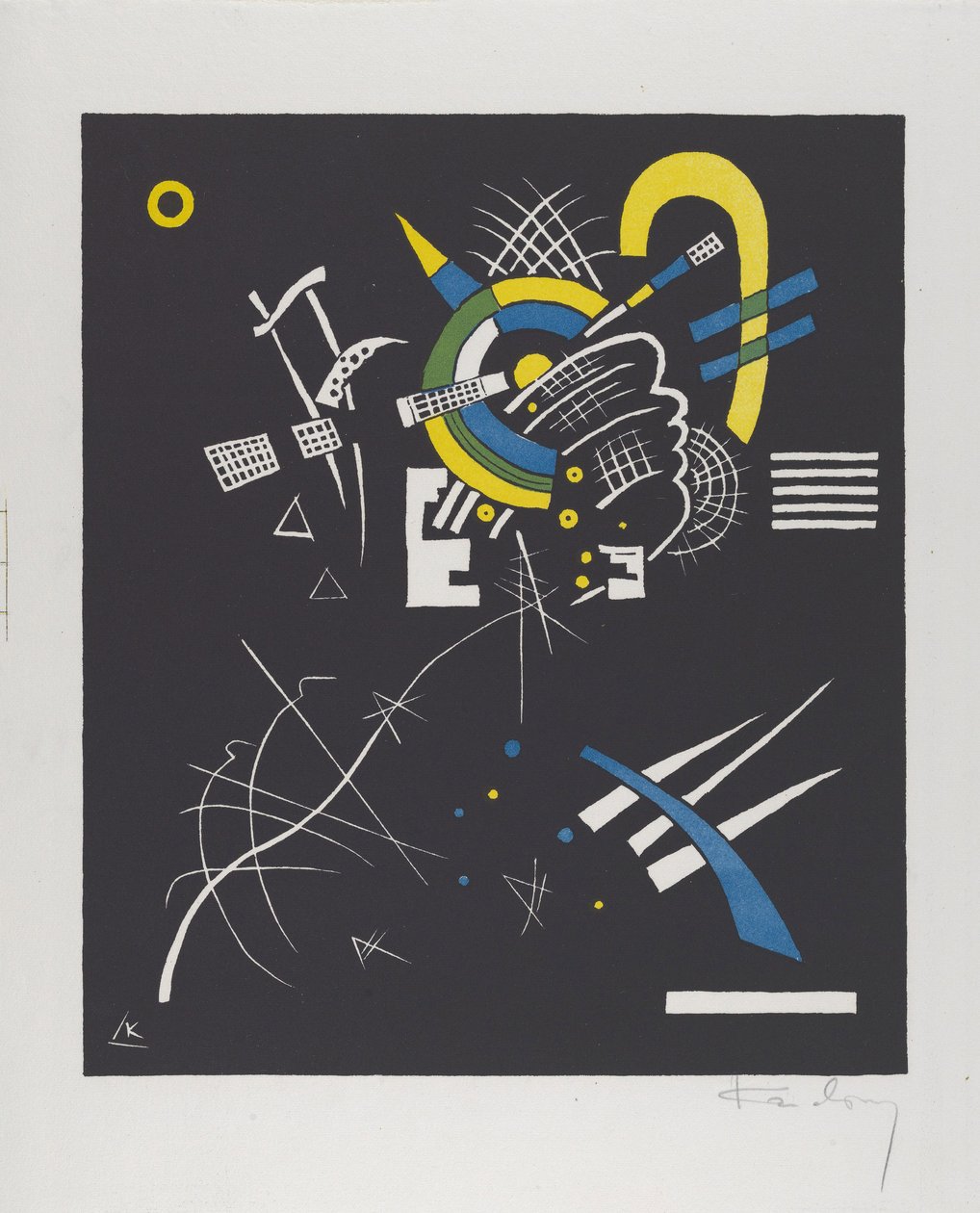 Kleine Werelden VII, 1922 door Wassily Kandinsky
