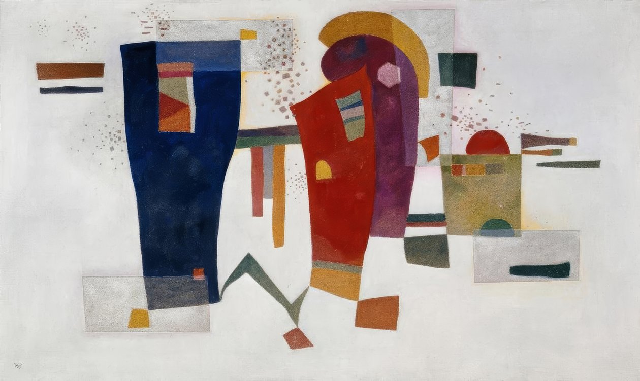 Contrast met begeleiding door Wassily Kandinsky