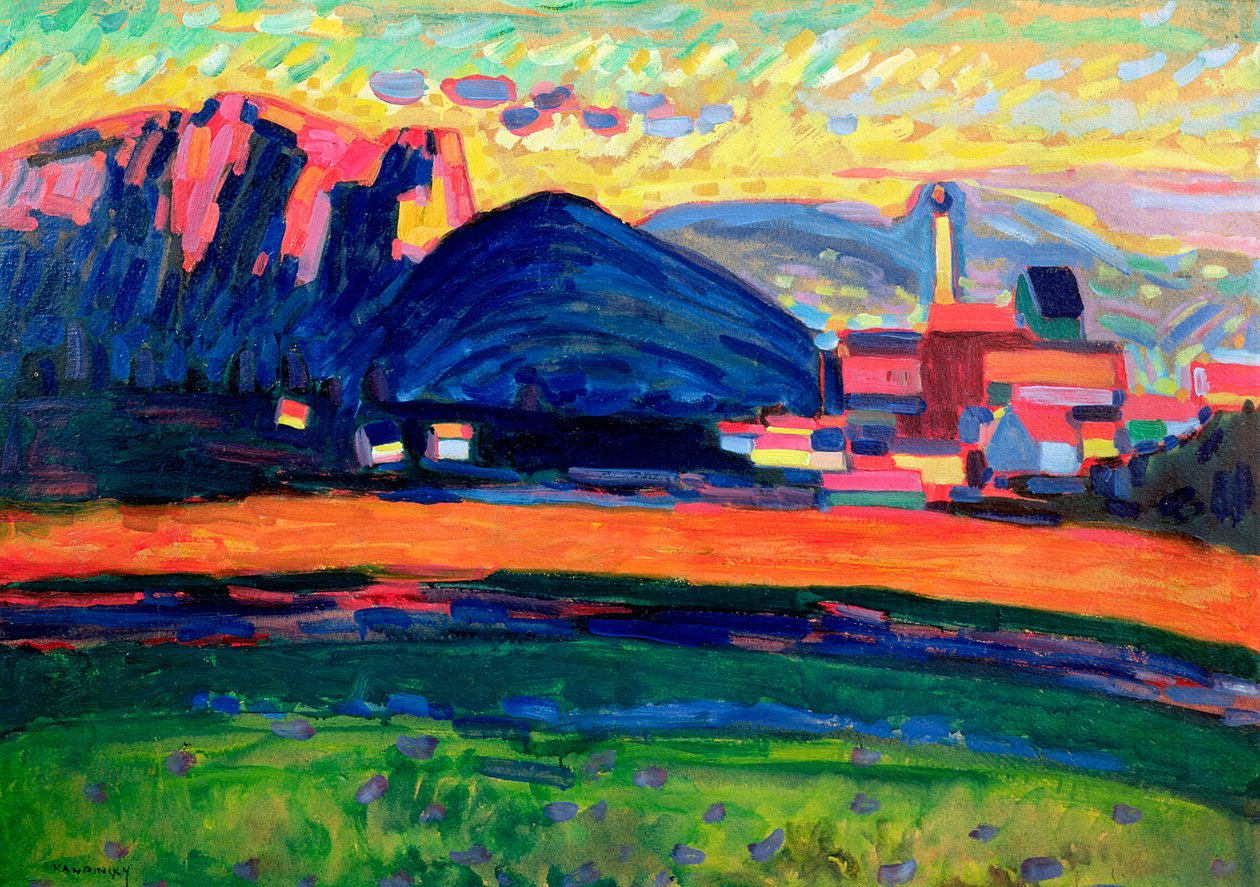 Murnau, 1907 door Wassily Kandinsky
