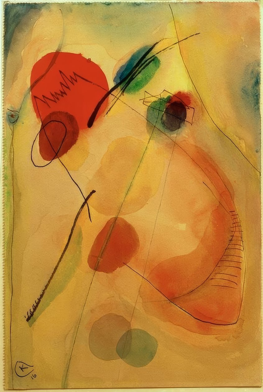 Zonder titel door Wassily Kandinsky
