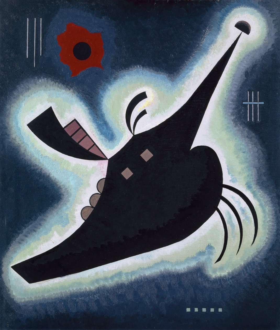 Pointed Black door Wassily Kandinsky