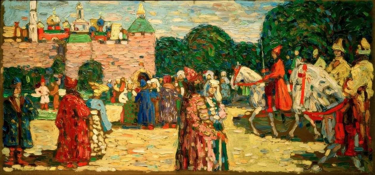 Zondag (Oud-Russisch) door Wassily Kandinsky