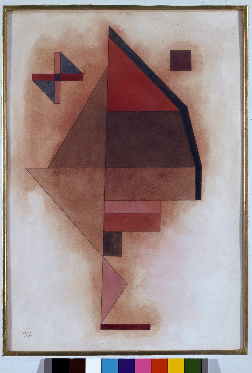 Spitzer Schweigen door Wassily Kandinsky