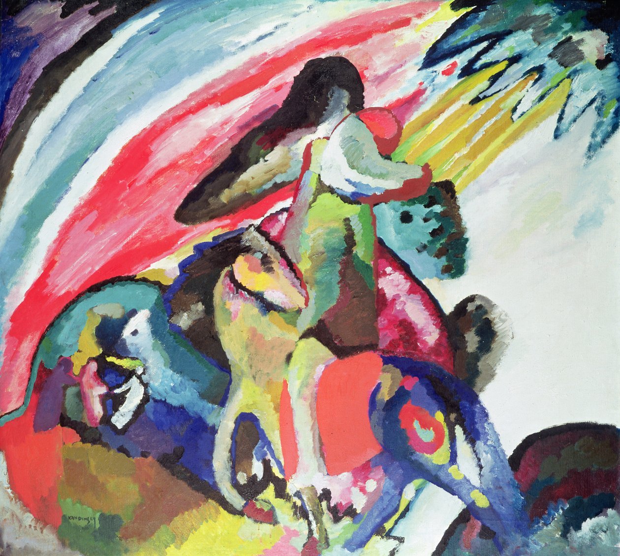 De Ruiter door Wassily Kandinsky