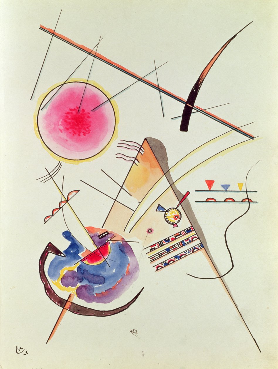 Zonder titel, 1925 door Wassily Kandinsky