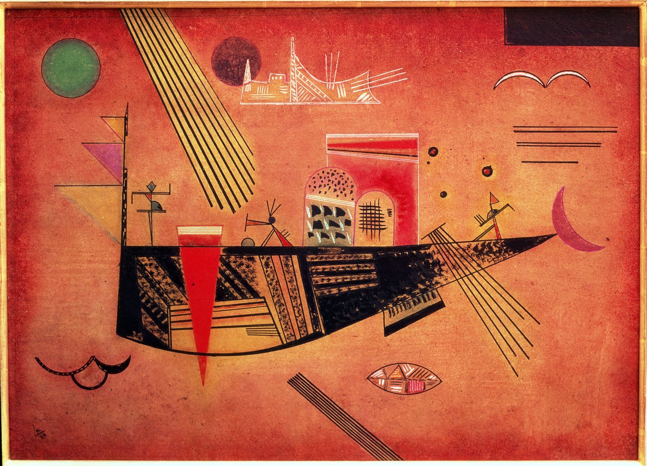 Grillig, 1930 door Wassily Kandinsky