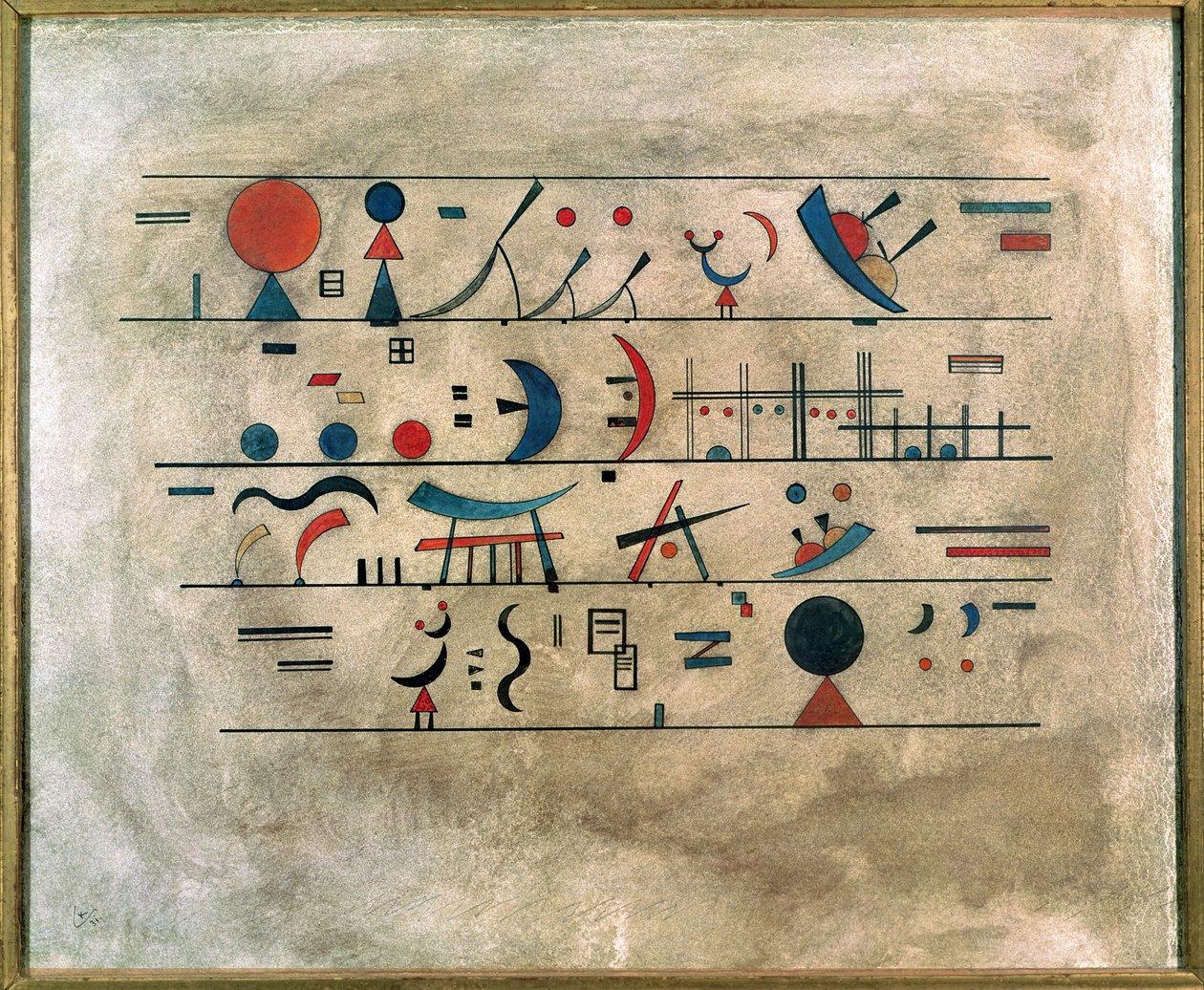 Zeichenreihen, 1931 door Wassily Kandinsky