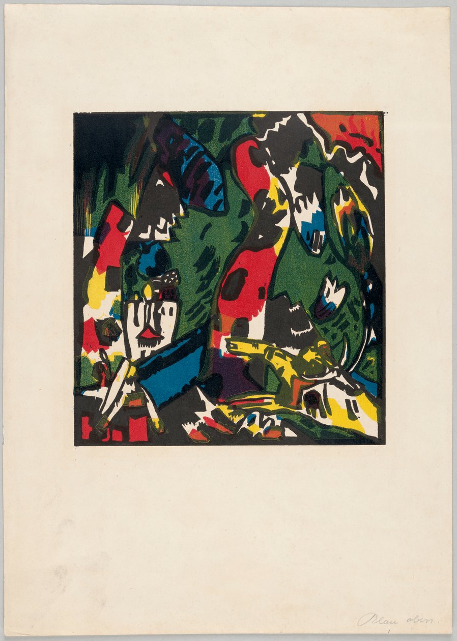 2 Exemplaren: Boogschutter door Wassily Kandinsky