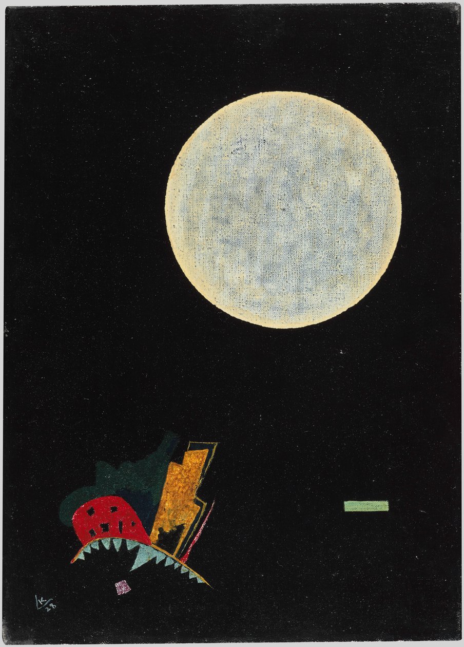 Een cirkel A door Wassily Kandinsky