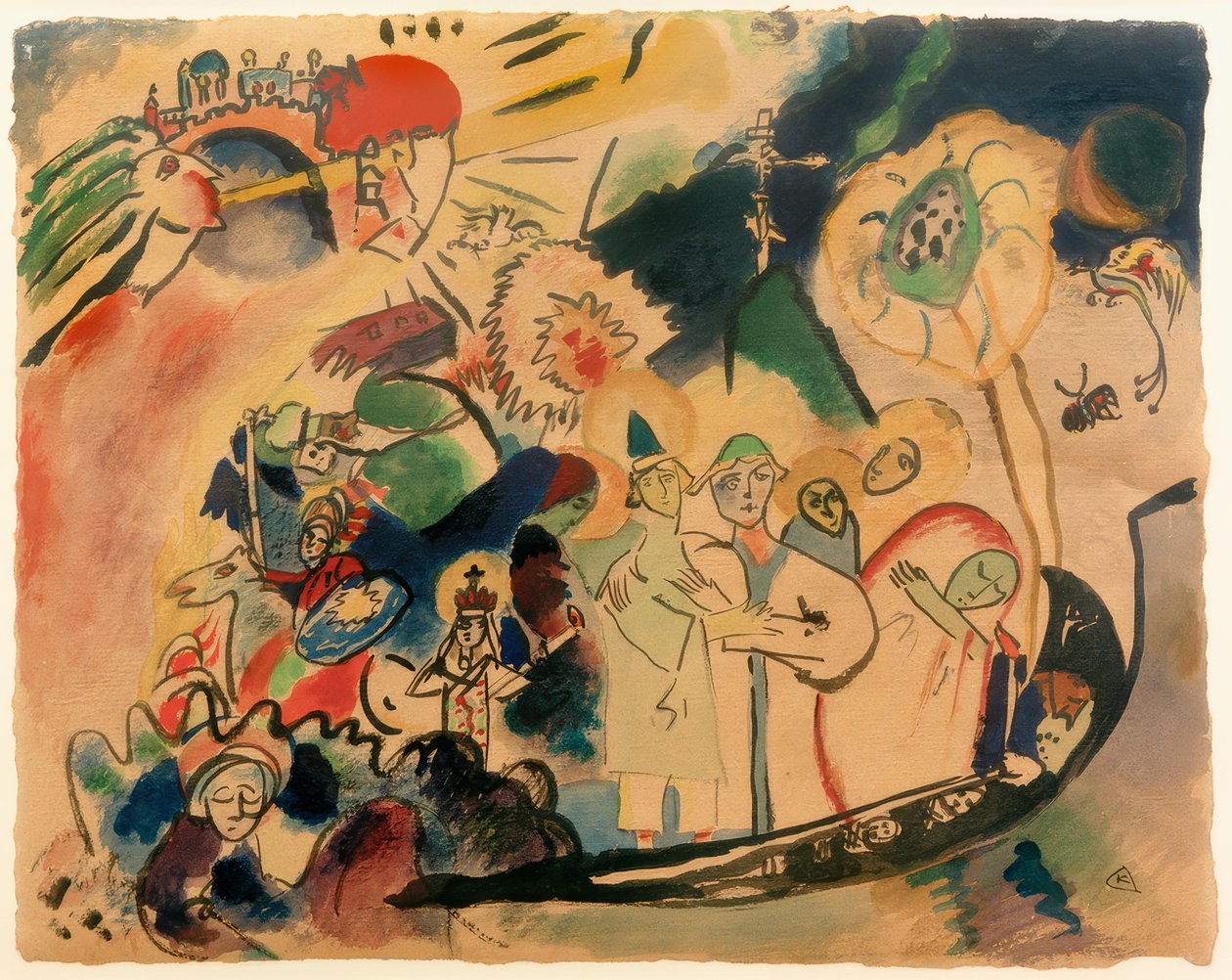 Allerheiligen door Wassily Kandinsky