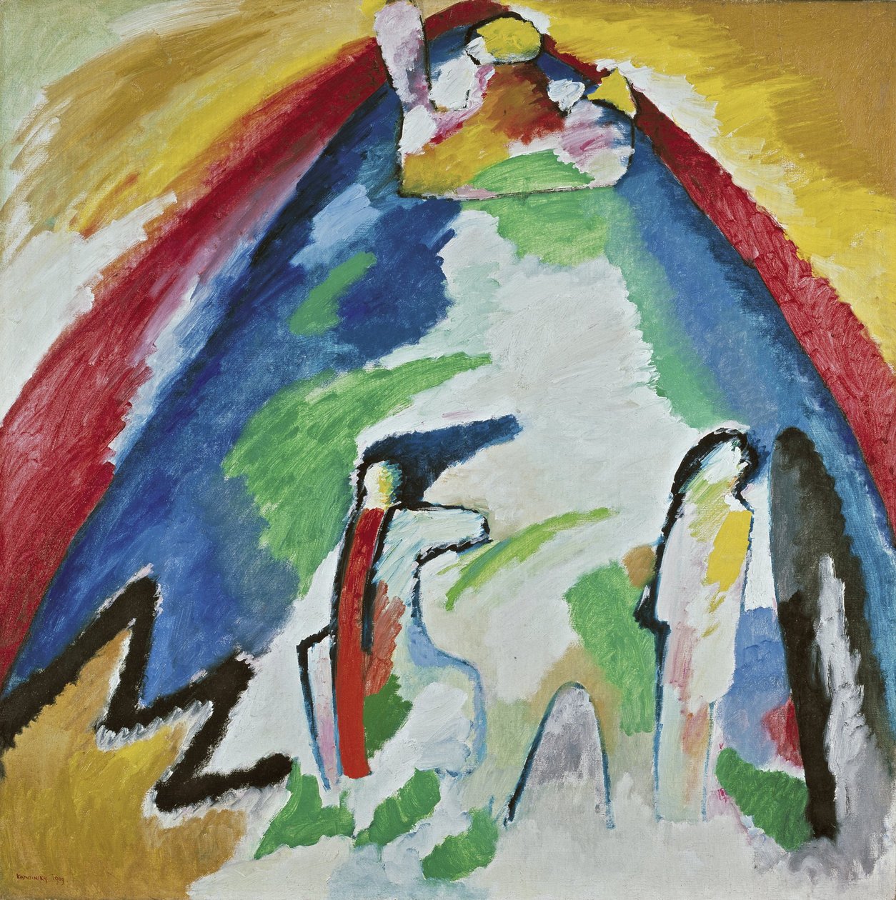 Berg door Wassily Kandinsky