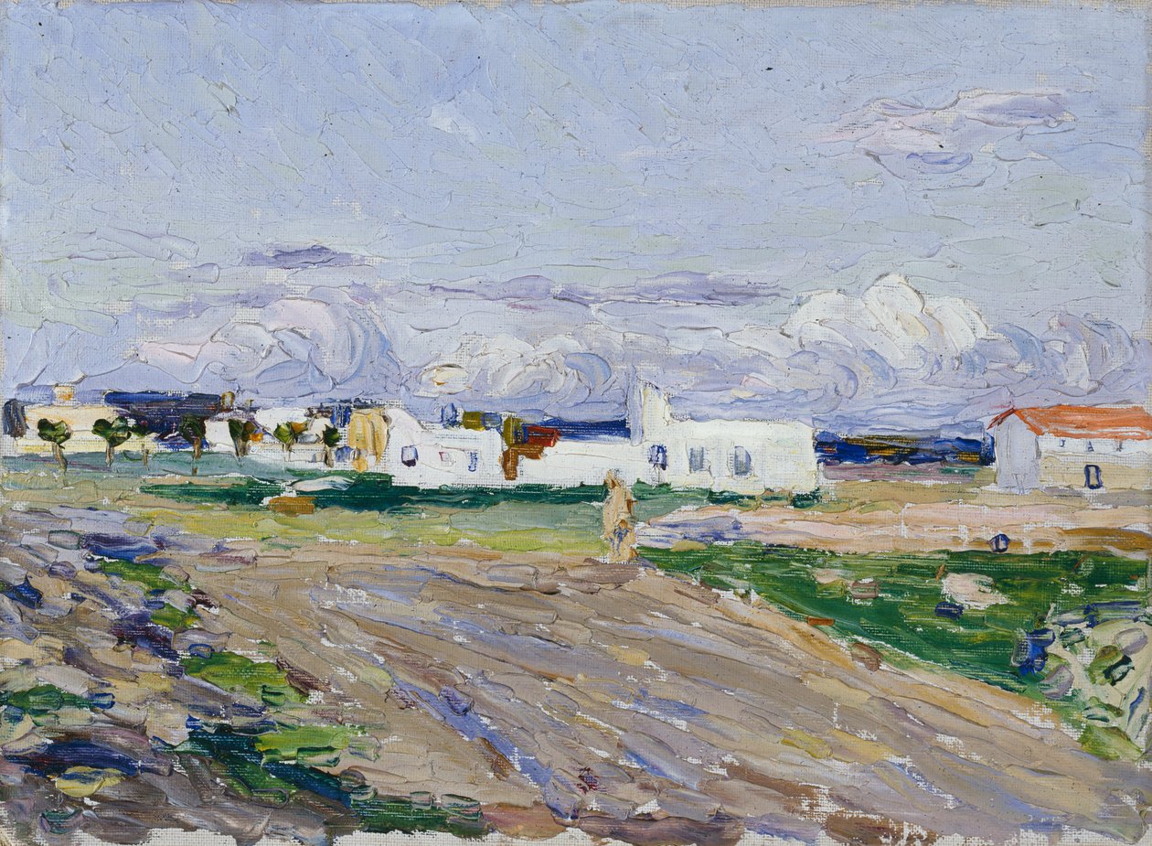 Uitzicht vanaf Hotel St. Georges, Tunis door Wassily Kandinsky