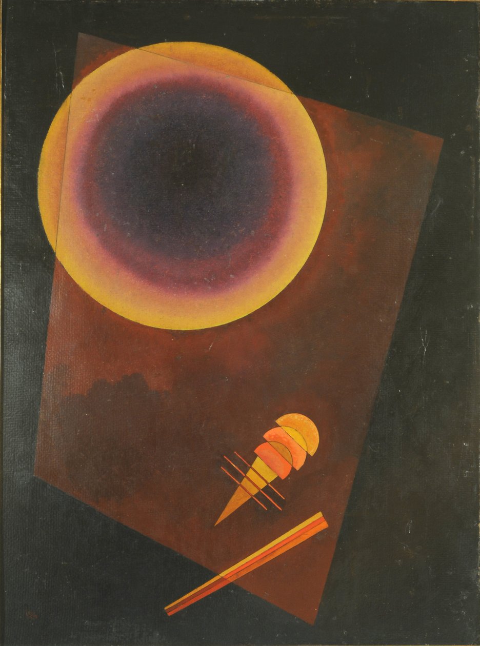 Cirkel (met bruin) door Wassily Kandinsky