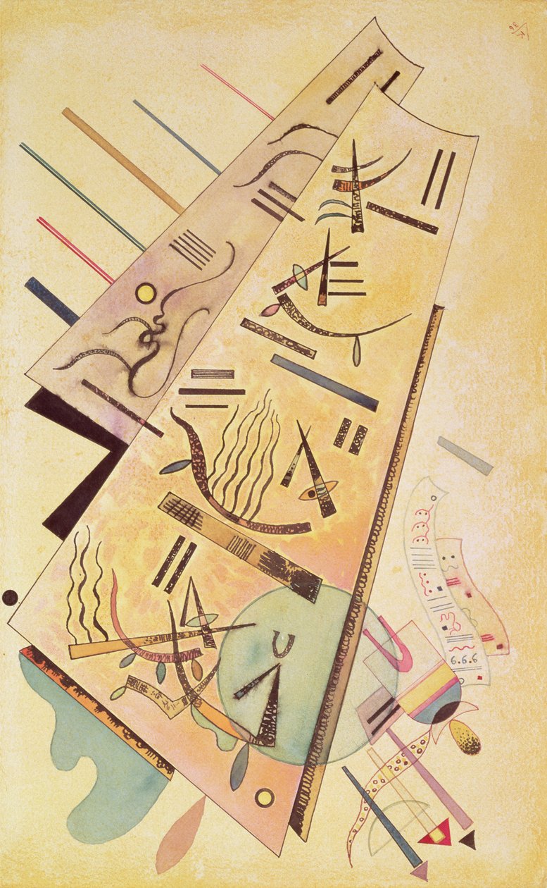 Communique door Wassily Kandinsky