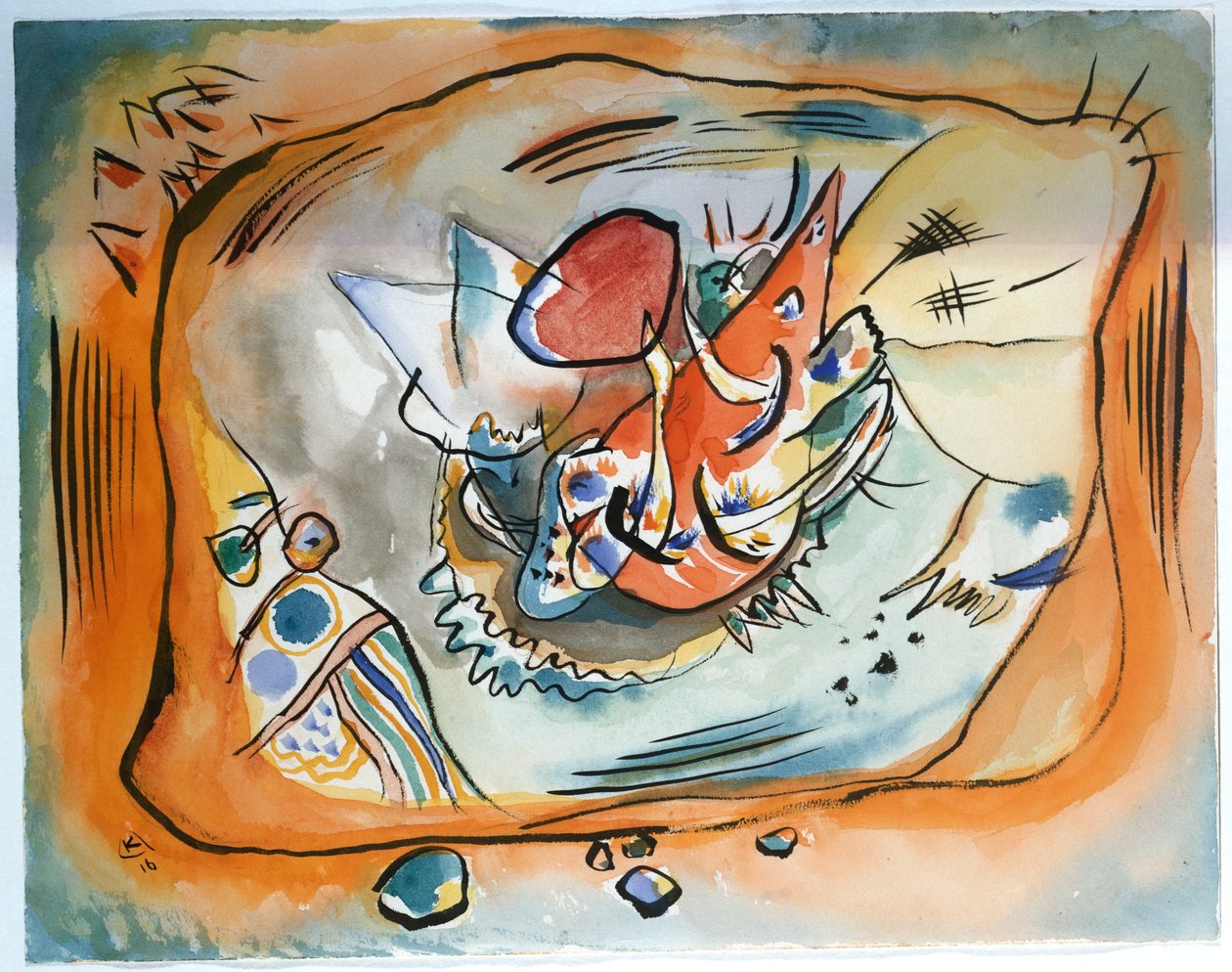 Compositie door Wassily Kandinsky
