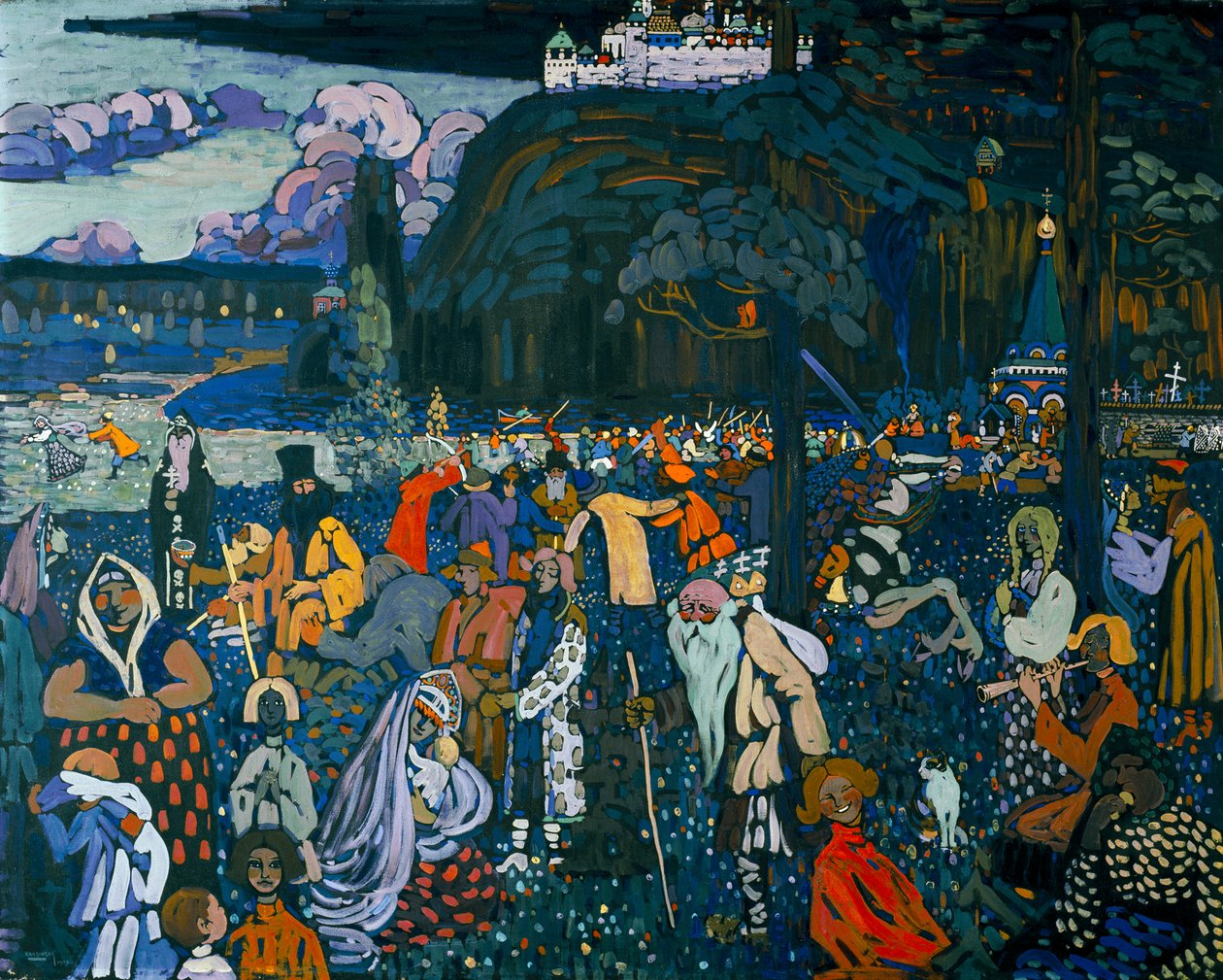 Het bonte leven door Wassily Kandinsky