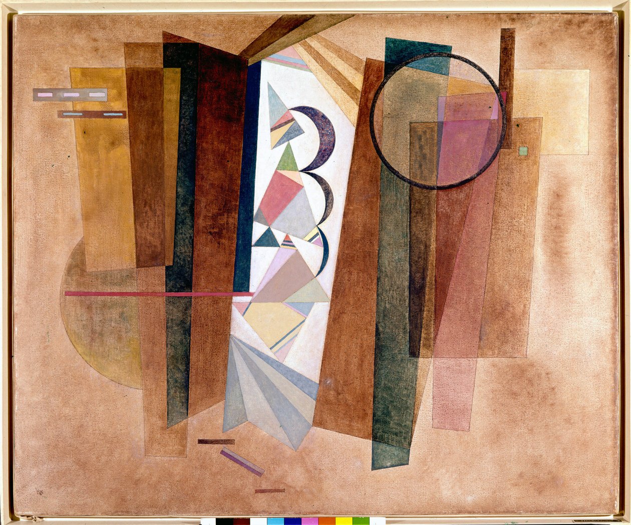 Ontwikkeling in bruin door Wassily Kandinsky