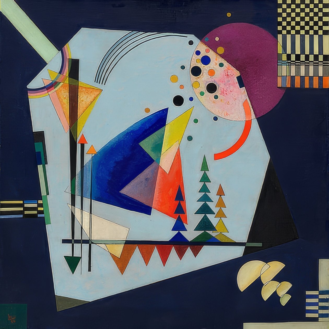 Drie klanken. 1926 door Wassily Kandinsky