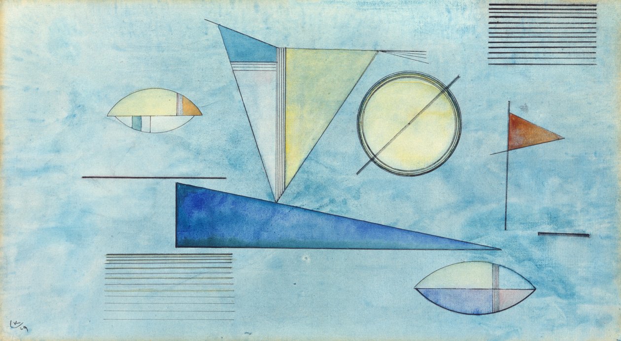 Dunst, of Gruner Dunst door Wassily Kandinsky