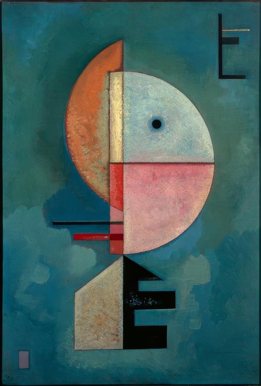 Omhoog door Wassily Kandinsky