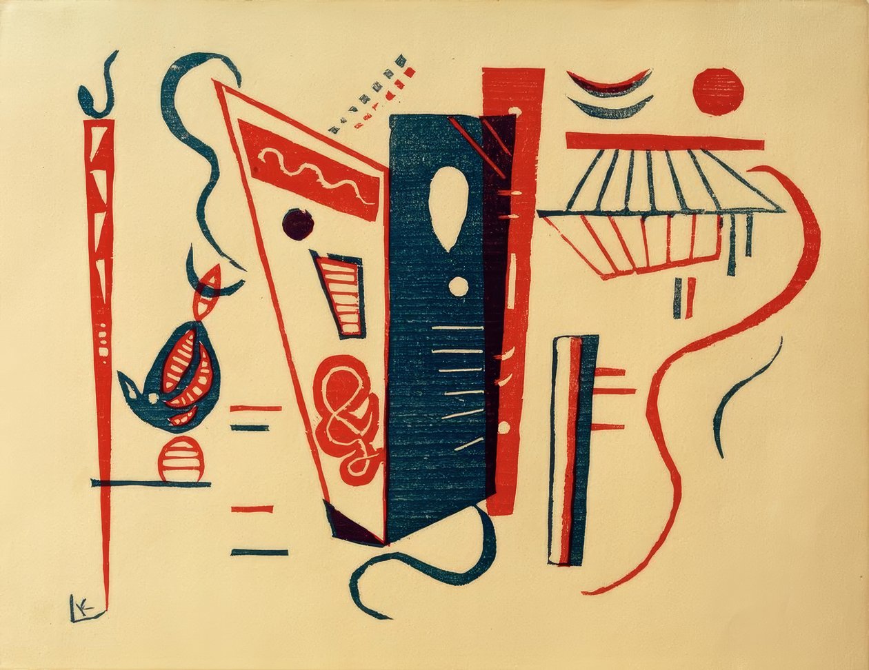 Houtsnede voor XX. eeuw, Nr. 5/6 door Wassily Kandinsky