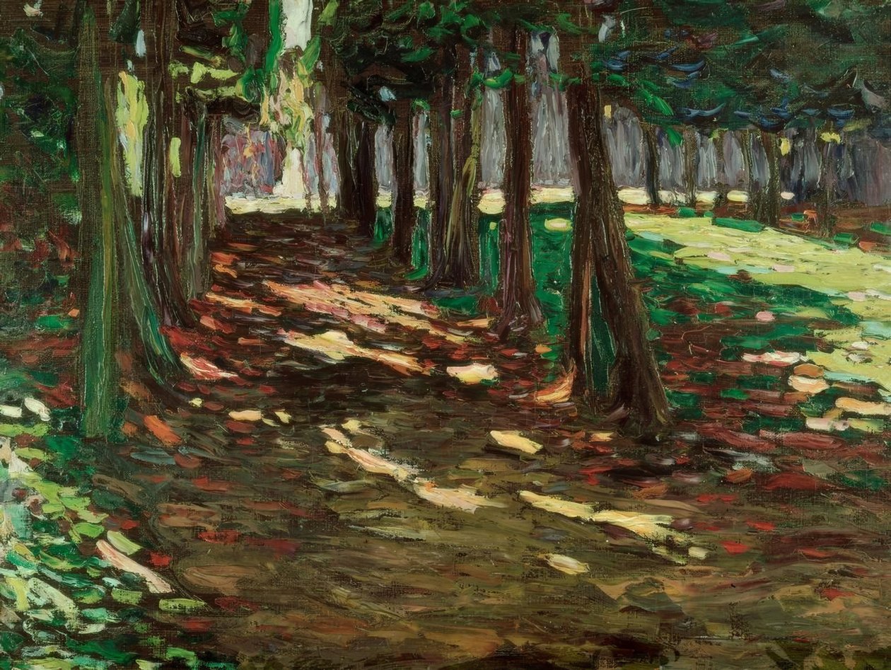 In het park van Saint Cloud door Wassily Kandinsky
