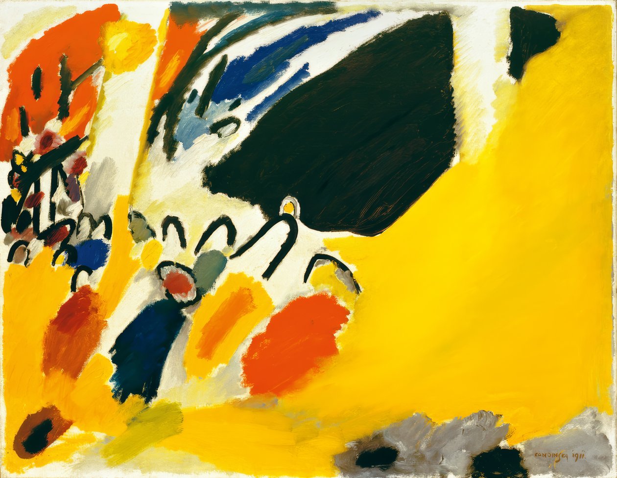 Impressie III door Wassily Kandinsky