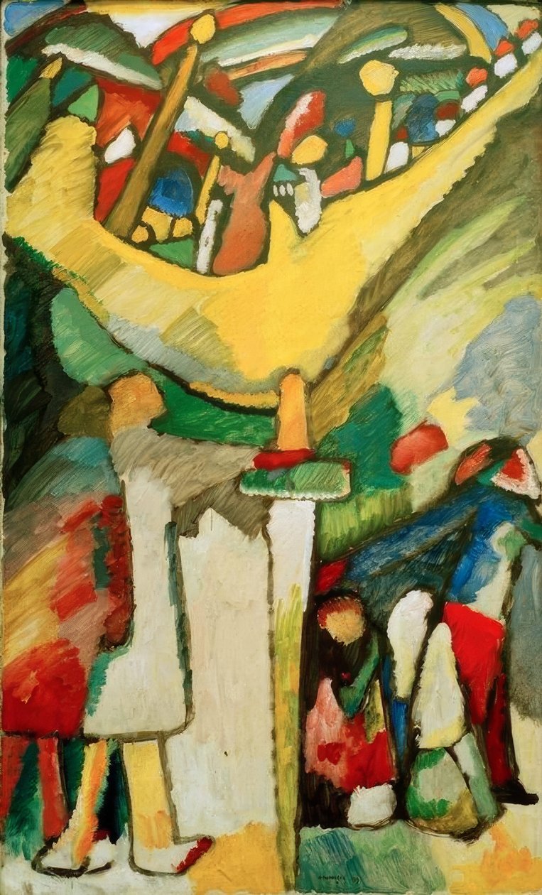 Improvisatie 8 door Wassily Kandinsky