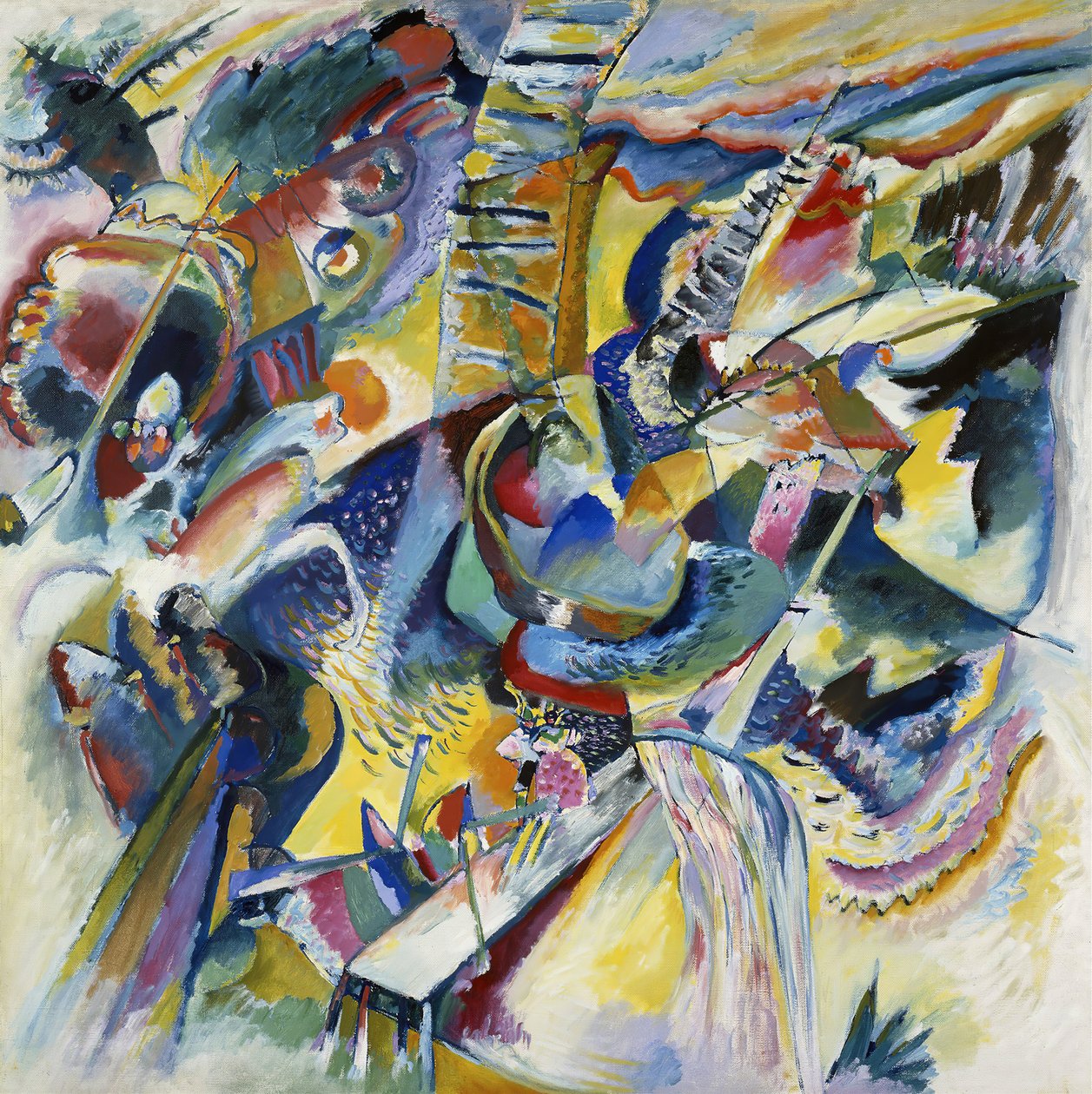 Improvisatie Klamm, 1914 door Wassily Kandinsky