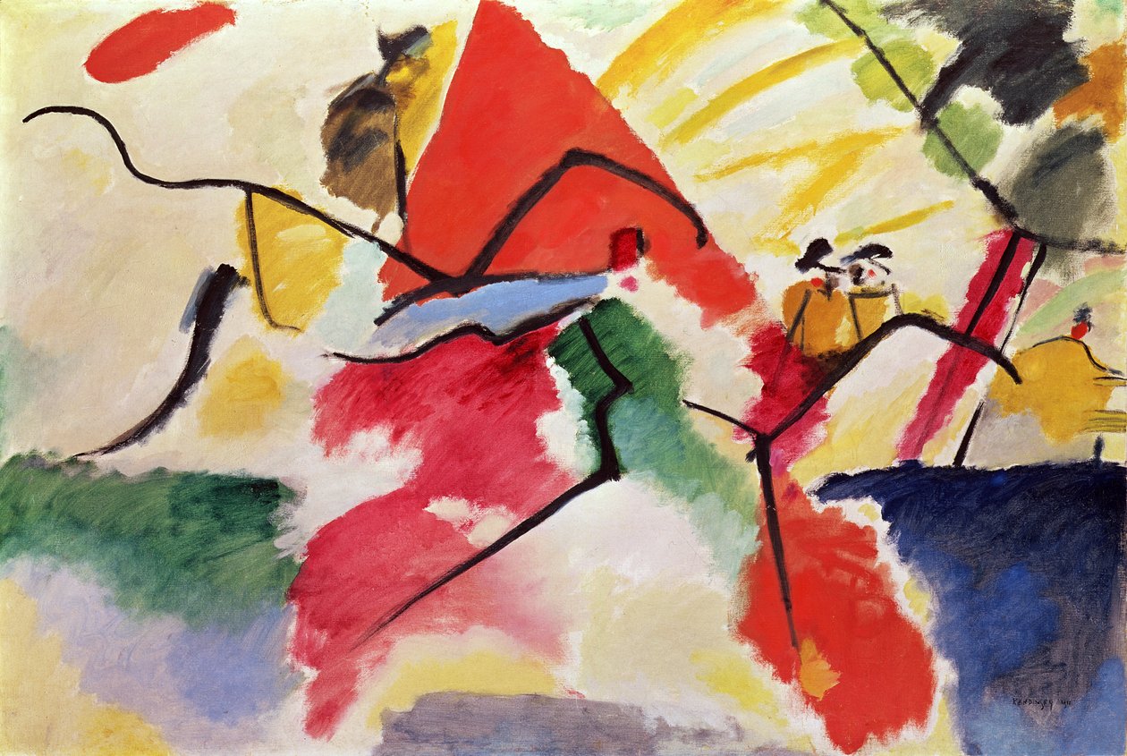 Improvisatie nr. 5 door Wassily Kandinsky