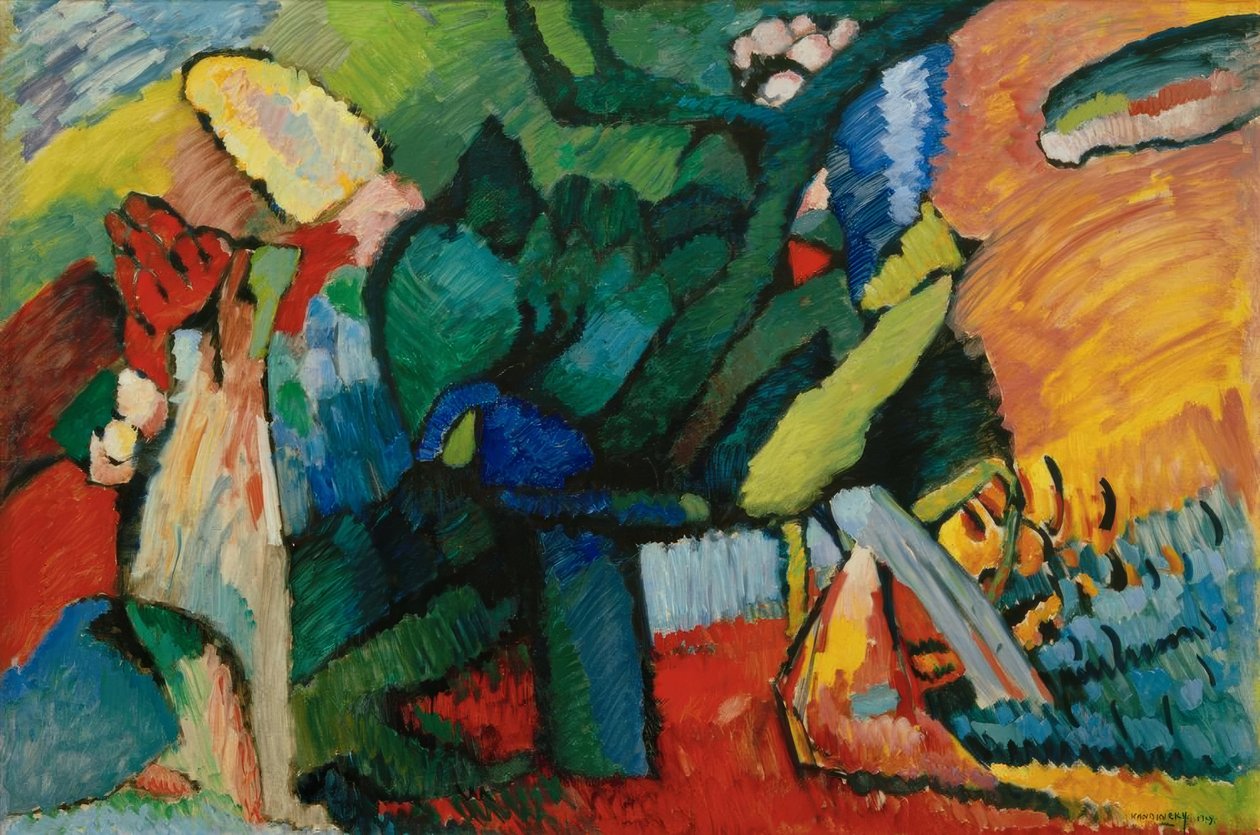 Improvisatie Nr. 4 door Wassily Kandinsky