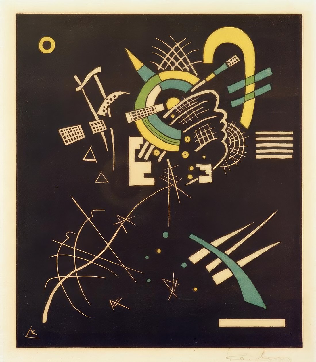 Kleine werelden, blad 7 door Wassily Kandinsky