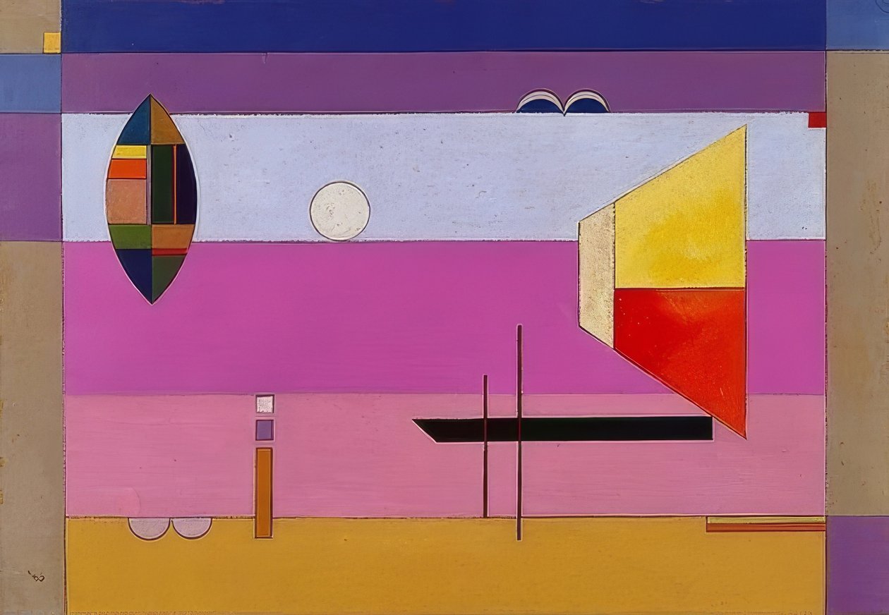 Koele strepen door Wassily Kandinsky