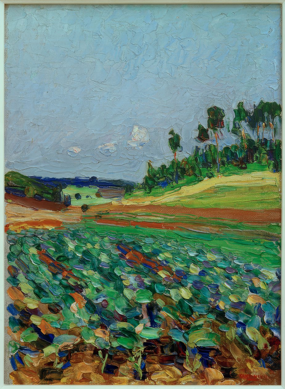 Landschap bij Regensburg door Wassily Kandinsky