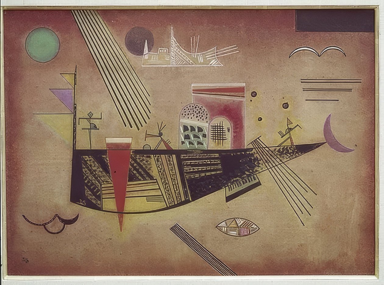 Humeurig door Wassily Kandinsky