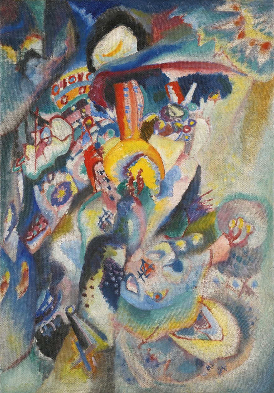 Moskou II, 1916 door Wassily Kandinsky