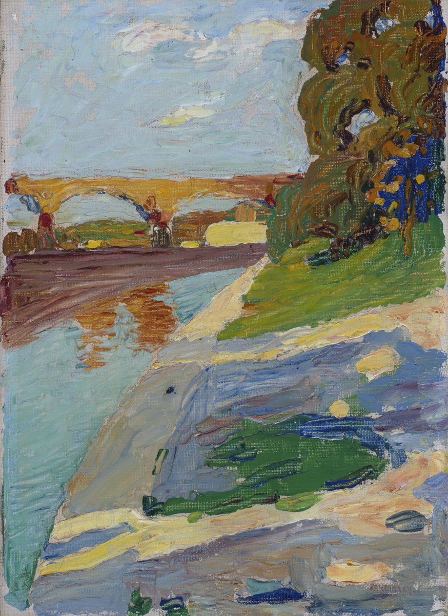 München – De Isar door Wassily Kandinsky