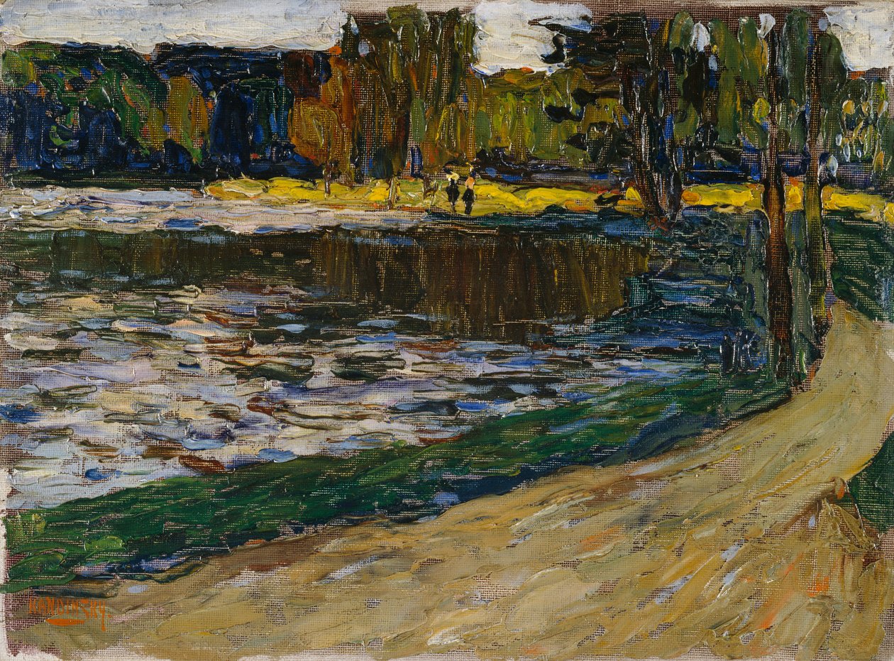 München – Engelse Tuin door Wassily Kandinsky
