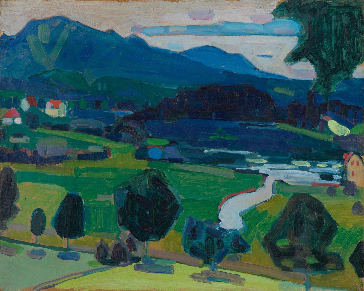 Murnau – Uitzicht over de Staffelsee door Wassily Kandinsky