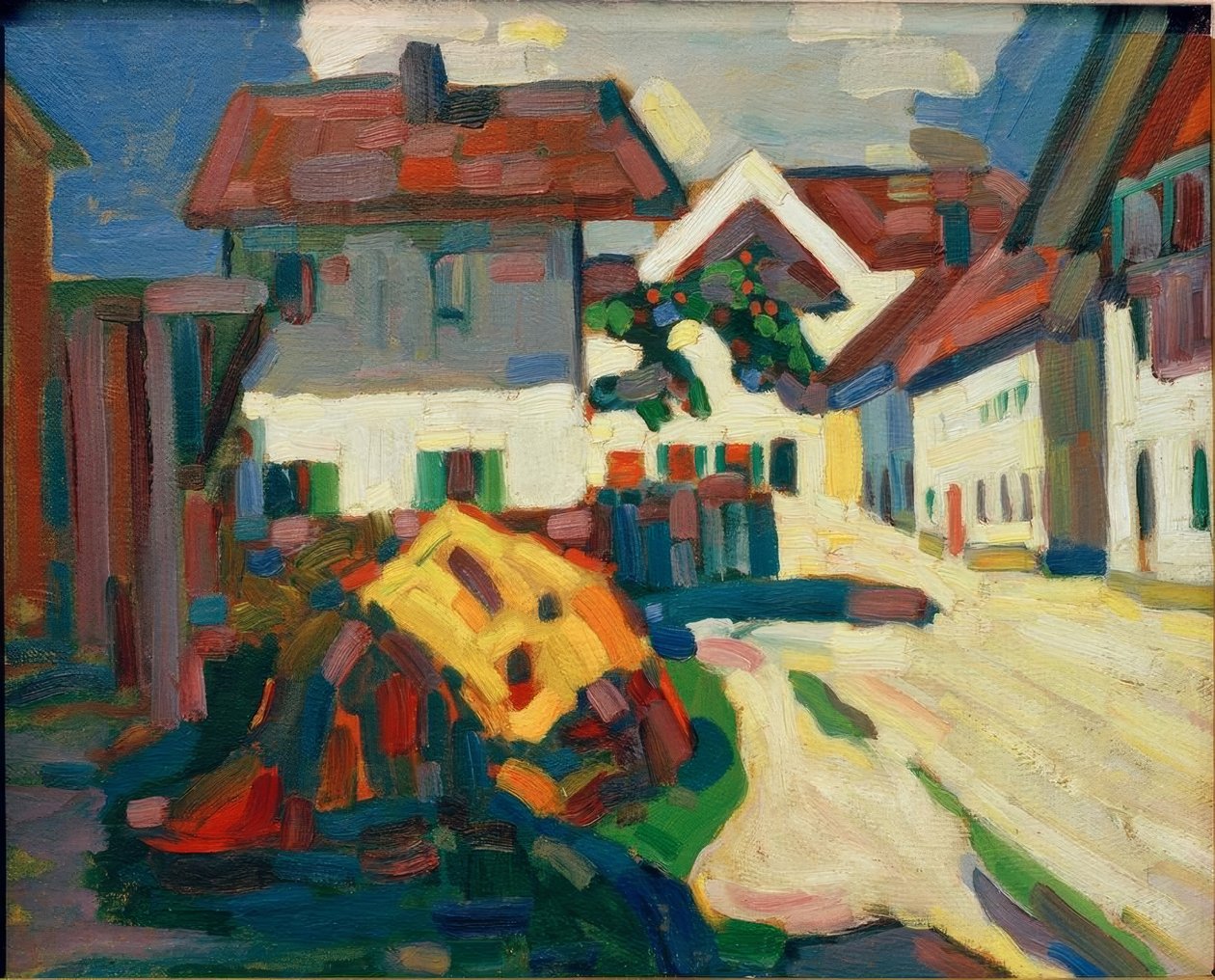 Murnau – Huizengroep door Wassily Kandinsky