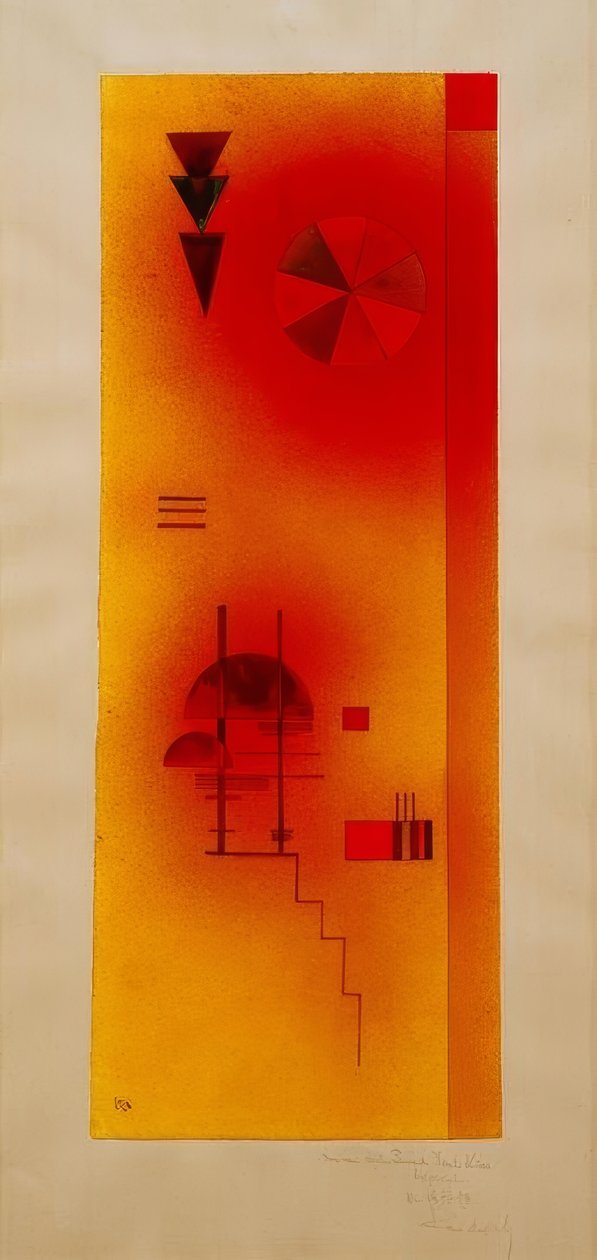Zonder titel door Wassily Kandinsky