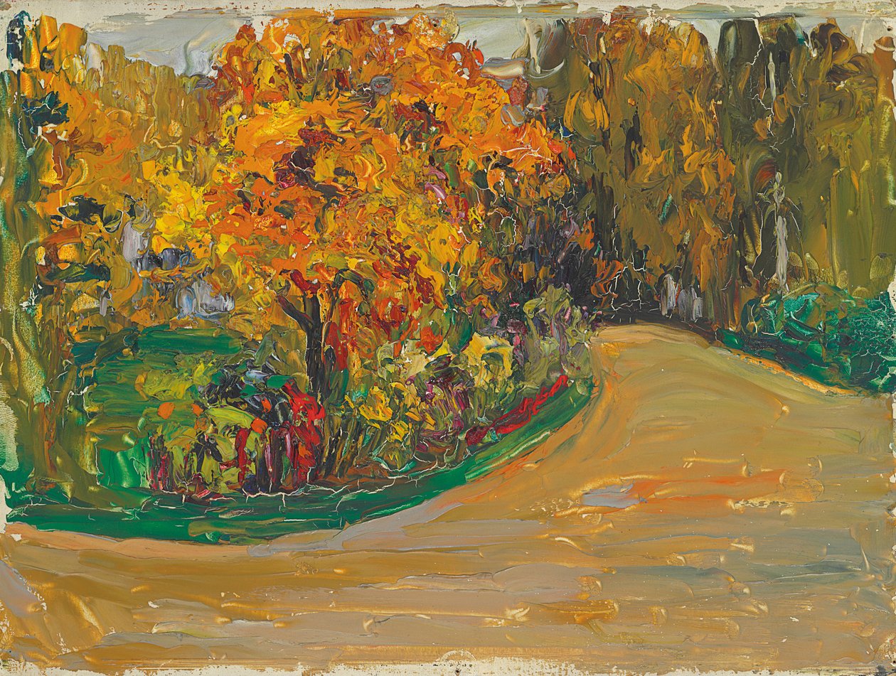 Park in de Herfst door Wassily Kandinsky